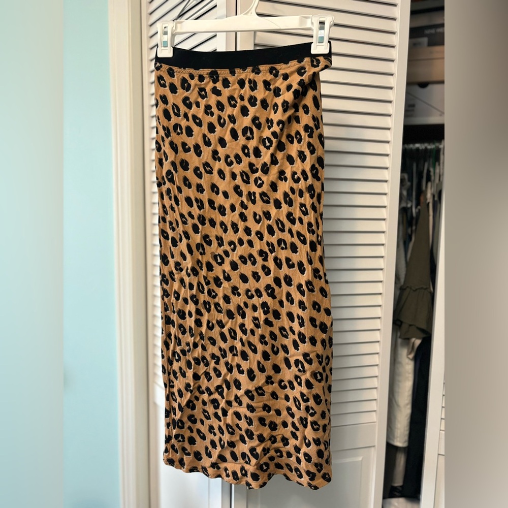 Leopard Print Women's Skirt